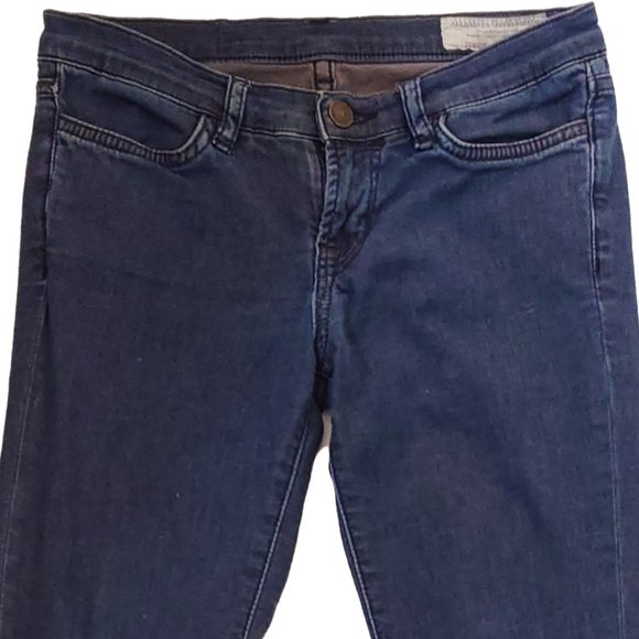 All Saints Spitalfields Curtis Ashby Soft Stretch Cotton Denim Blue Jeans - Picture 3 of 7